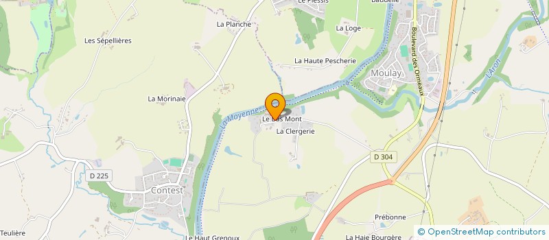 localisation de l'entreprise LA MARJOLAINE  MOULAY