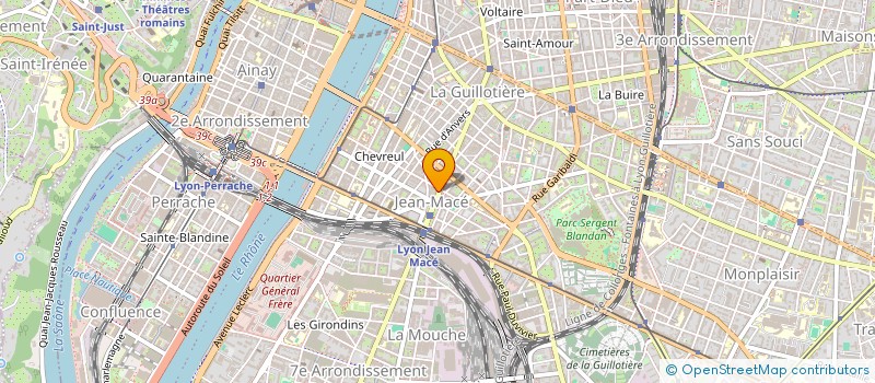 localisation de l'entreprise LA MARJOLAINE  LYON