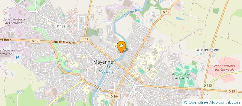 localisation de l'entreprise LA MARKETEUSE à MAYENNE