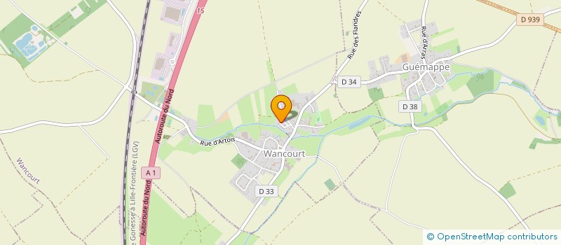 localisation de l'entreprise LA MARLIERE  WANCOURT