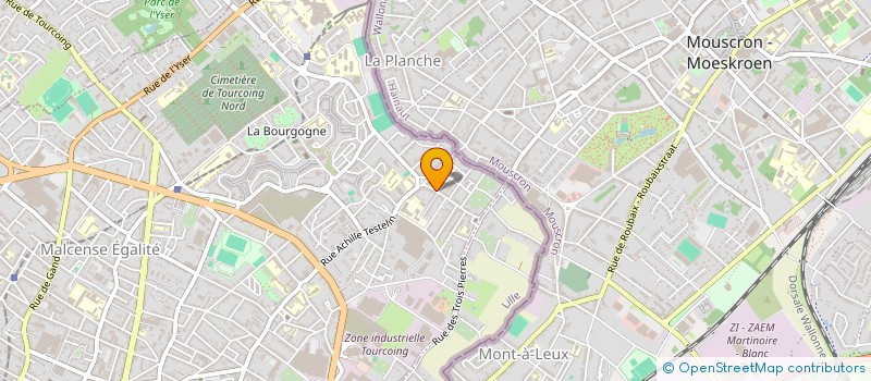 localisation de l'entreprise LA MARLIERE TRANSPORTS  TOURCOING