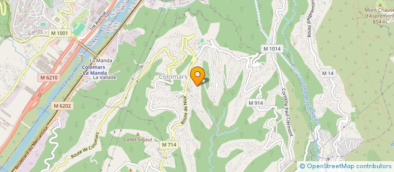 localisation de l'entreprise LA MARLOW PROD  COLOMARS
