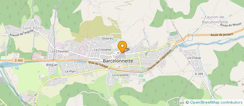 localisation de l'entreprise LA MARMITE à BARCELONNETTE