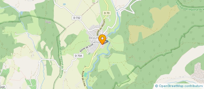 localisation de l'entreprise LA MARMITE à AOUSTE-SUR-SYE
