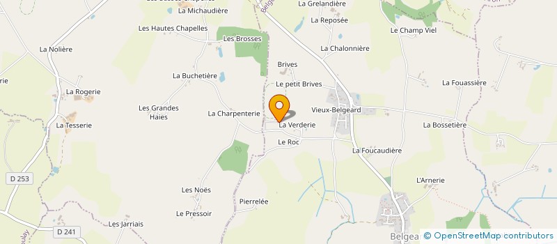 localisation de l'entreprise LA MARMITE  MARTIGNE-SUR-MAYENNE