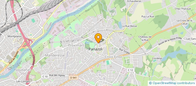 localisation de l'entreprise LA MARMITE à PANAZOL