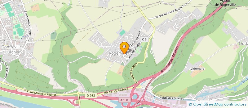 localisation de l'entreprise LA MARMITE A MOTS  ROGERVILLE