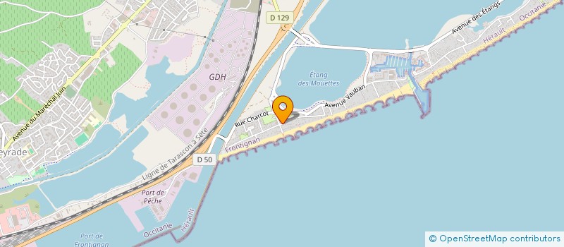 localisation de l'entreprise LA MARMITE CREOLE à FRONTIGNAN