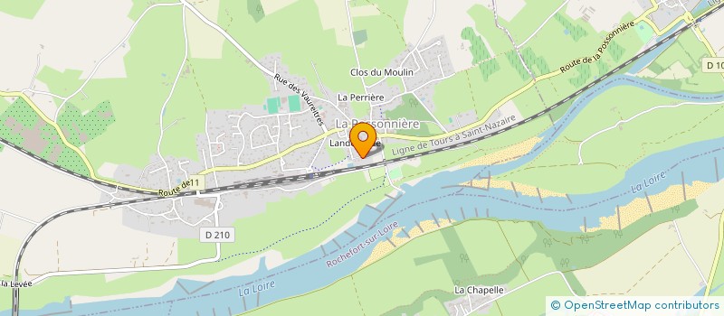 localisation de l'entreprise LA MARMITE EN TERRE  LA POSSONNIERE