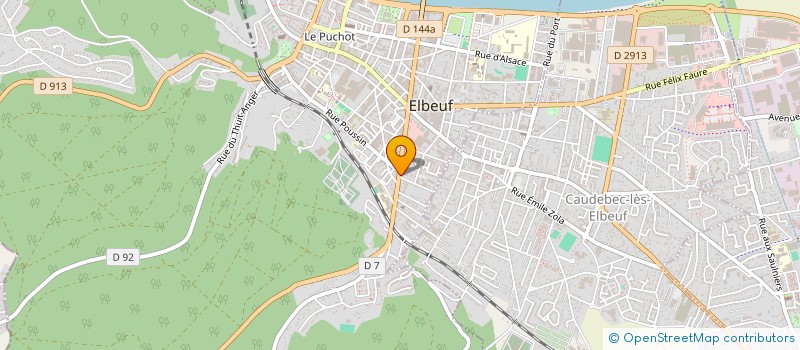 localisation de l'entreprise LA MARMITE RESTAURANT à ELBEUF