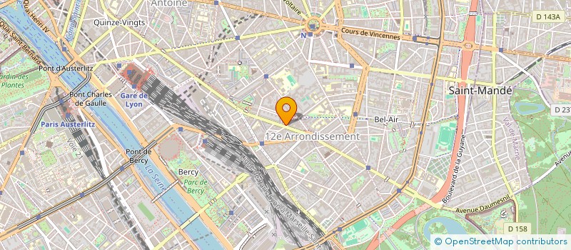 localisation de l'entreprise LA MARMITE ROUGE  PARIS