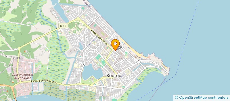 localisation de l'entreprise LA MARMOTINE à KOUROU