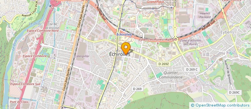 localisation de l'entreprise LA MARMOTTE à ECHIROLLES