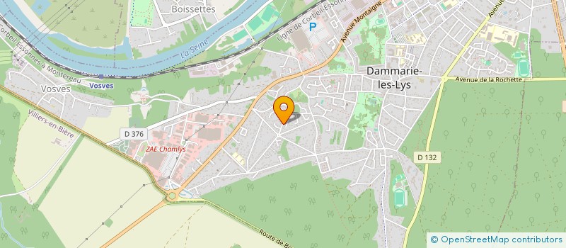 localisation de l'entreprise LA MARMOTTE à DAMMARIE-LES-LYS