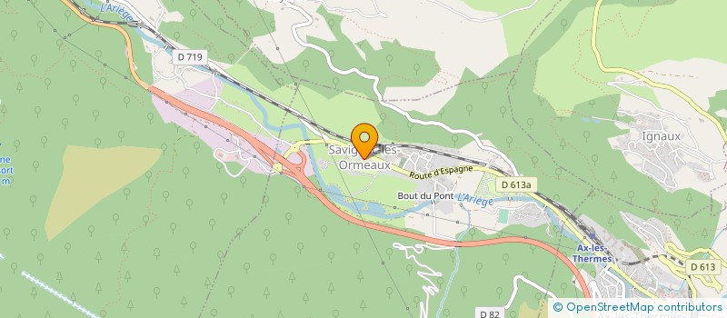 localisation de l'entreprise LA MARMOTTE DE LAURENT à SAVIGNAC-LES-ORMEAUX