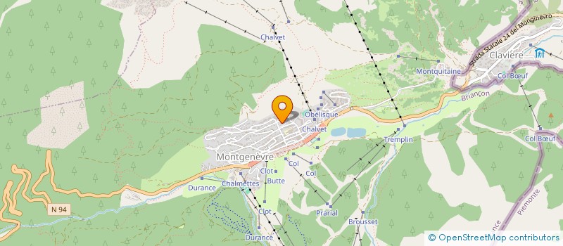 localisation de l'entreprise LA MARMOTTINE à MONTGENEVRE