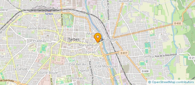 localisation de l'entreprise LA MARNE  TARBES