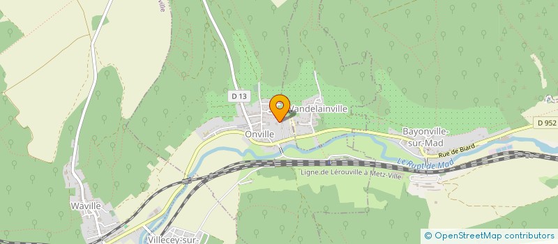 localisation de l'entreprise LA MARONNERAIE  ONVILLE