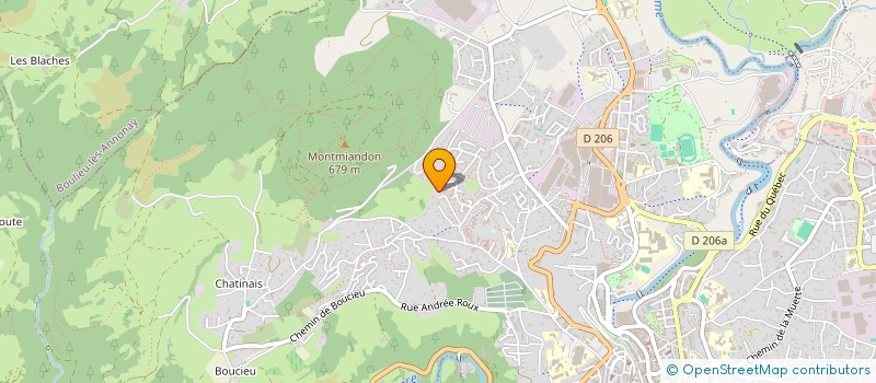 localisation de l'entreprise LA MAROQUINERIE ARDECHOISE  ANNONAY