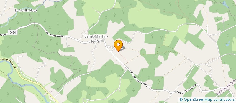 localisation de l'entreprise LA MAROQUINERIE DU SUD-OUEST  NONTRON