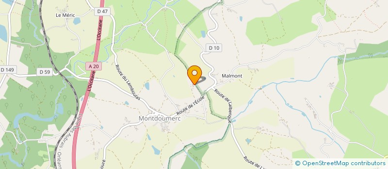 localisation de l'entreprise LA MAROTOISE  MONTDOUMERC