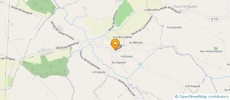 localisation de l'entreprise LA MAROY à PUYSEGUR