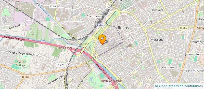 localisation de l'entreprise LA MARQUE JAUNE  REIMS