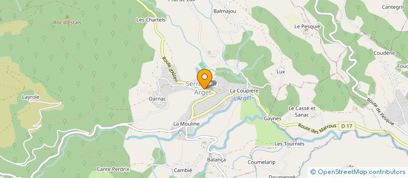 localisation de l'entreprise LA MARQUE JAUNE SERROISE (MJS) à SERRES-SUR-ARGET
