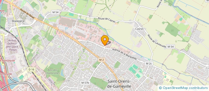 localisation de l'entreprise LA MARQUEILLE MEDICALE 2  SAINT-ORENS-DE-GAMEVILLE