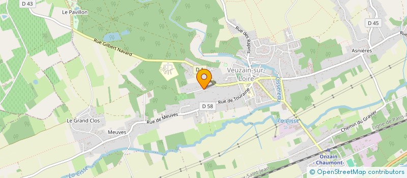 localisation de l'entreprise LA MARQUIERE  VEUZAIN-SUR-LOIRE