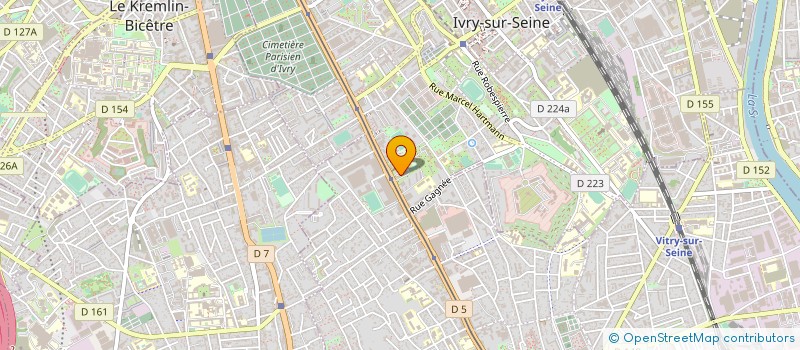 localisation de l'entreprise LA MARQUISE  IVRY-SUR-SEINE