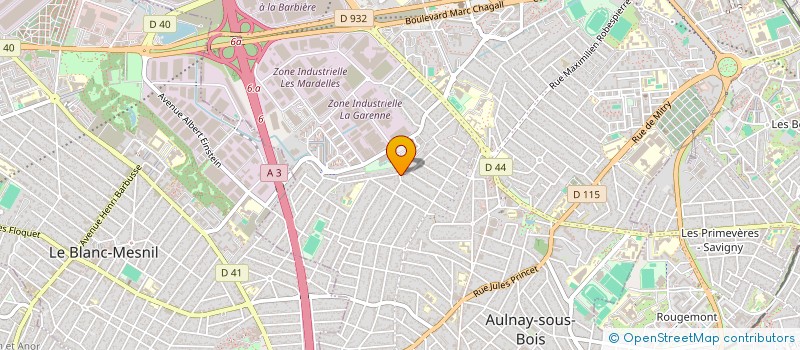 localisation de l'entreprise LA MARQUISE  AULNAY-SOUS-BOIS
