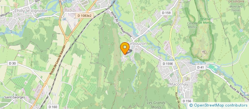 localisation de l'entreprise LA MARQUISE  COURBOUZON