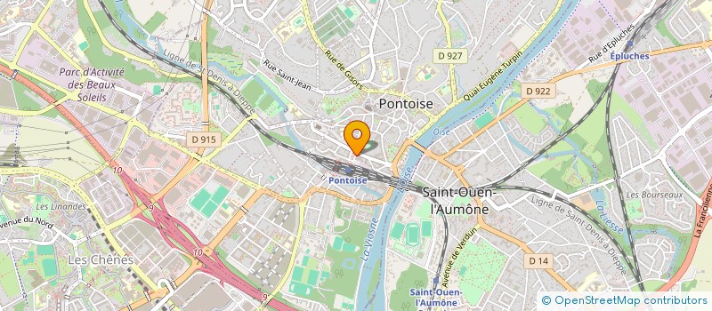 localisation de l'entreprise LA MARQUISE DES DELICES à PONTOISE