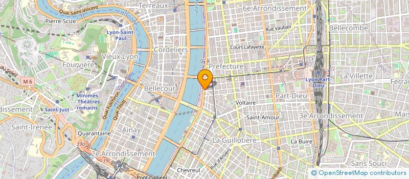 localisation de l'entreprise LA MARQUISE PROD à LYON