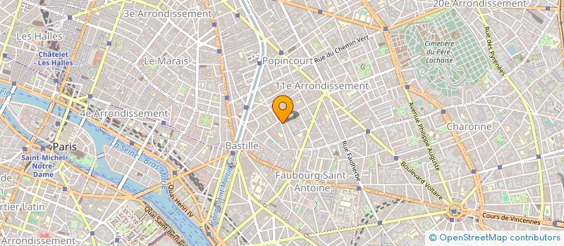 localisation de l'entreprise LA MARRAINE DU SEL  PARIS