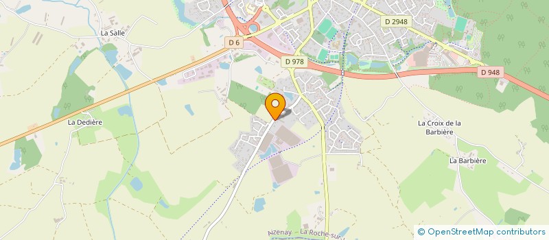 localisation de l'entreprise LA MARRONNIERE  AIZENAY