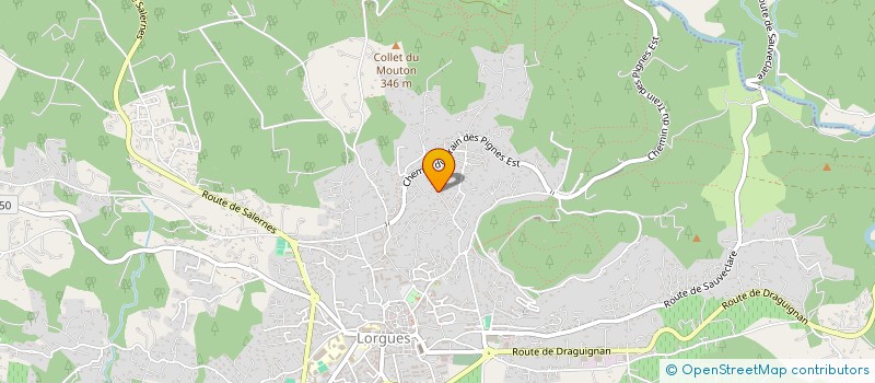 localisation de l'entreprise LA MARSANNE I  LORGUES