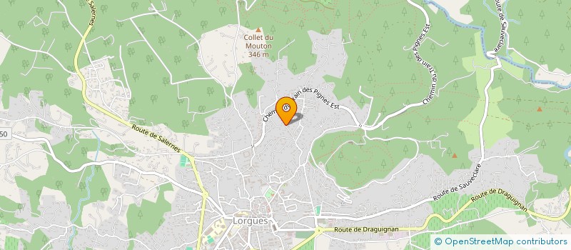 localisation de l'entreprise LA MARSANNE II  LORGUES