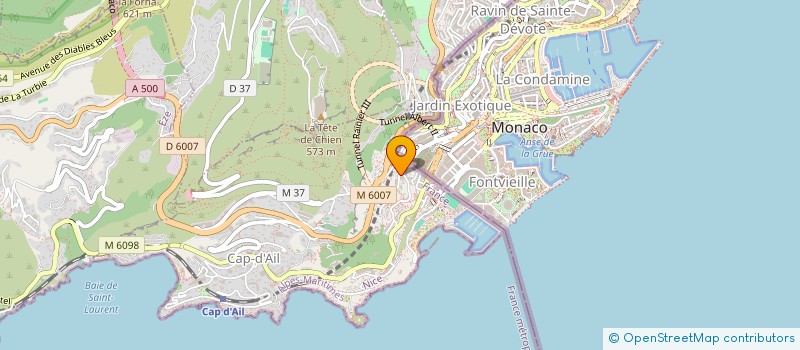localisation de l'entreprise LA MARSEILLAISE à CAP-D'AIL