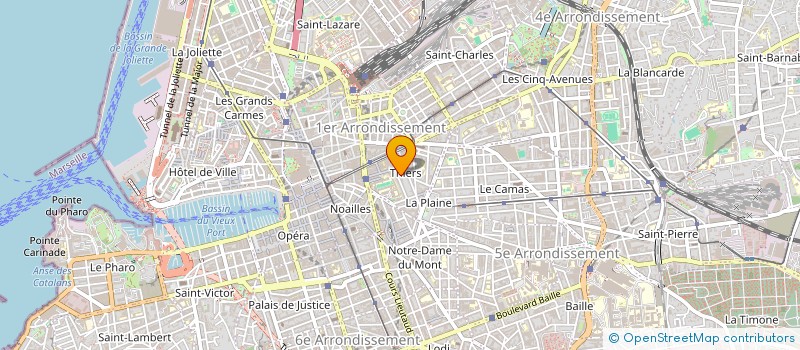 localisation de l'entreprise LA MARSEILLAISE  MARSEILLE