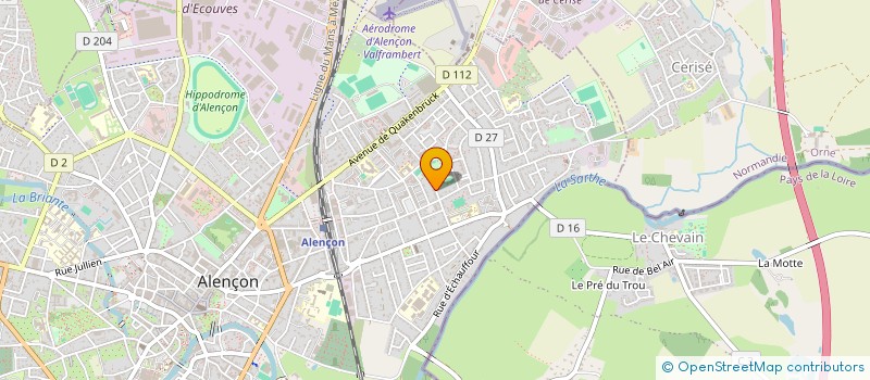 localisation de l'entreprise LA MARSEILLETTE à ALENCON