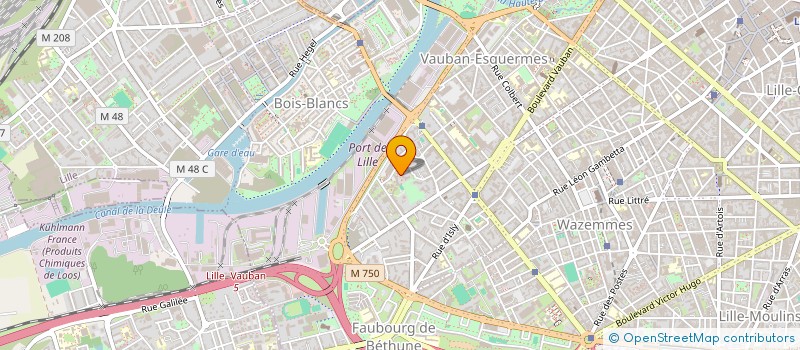 localisation de l'entreprise LA MARTEGALE à LILLE
