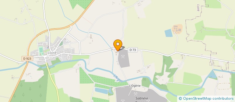 localisation de l'entreprise LA MARTEILLE à VAL D'ERDRE-AUXENCE