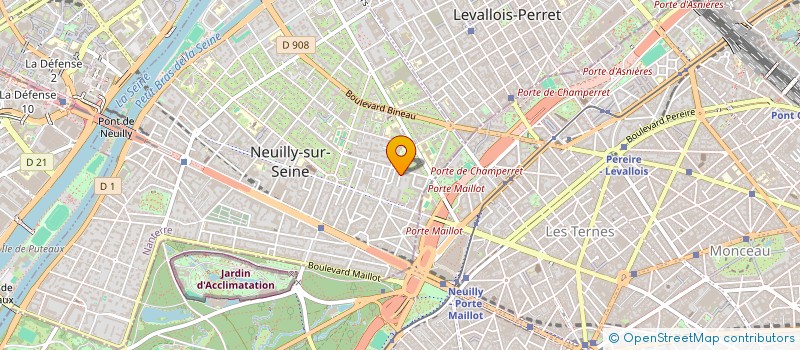 localisation de l'entreprise LA MARTELIERE à NEUILLY-SUR-SEINE
