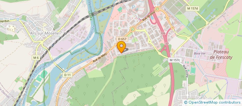 localisation de l'entreprise LA MARTINE  JOUY-AUX-ARCHES