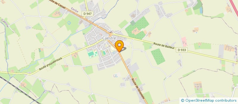 localisation de l'entreprise LA MARTINE  CAESTRE