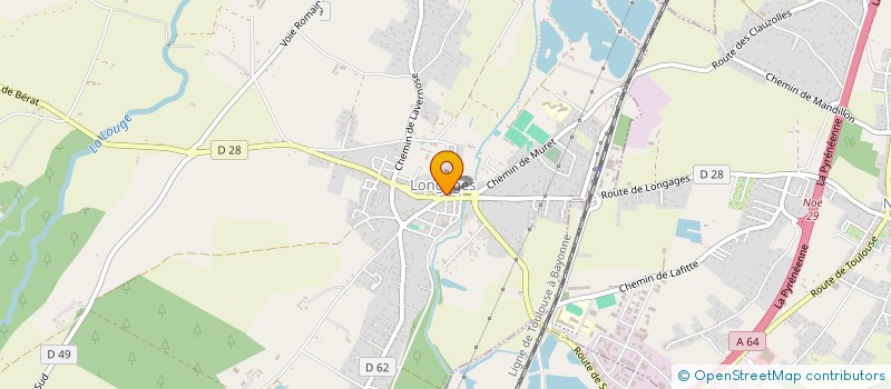 localisation de l'entreprise LA MARTINE A COUDRE  LONGAGES