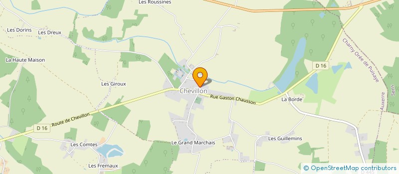 localisation de l'entreprise LA MARTINERIE à CHARNY OREE DE PUISAYE