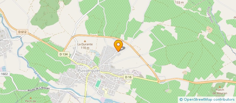 localisation de l'entreprise LA MARTINERIE  PUISSERGUIER